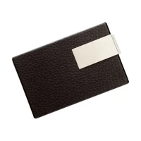 Kép 1/3 - COOL CARDS elegáns névjegykártyatartó, fekete, ezüst