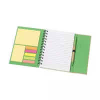 Kép 3/3 - MAGNY újrahasznosított jegyzetfüzet, zöld, natúr