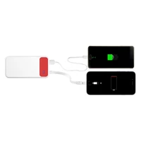 Kép 3/4 - SILICON VALLEY powerbank, fehér, vörös