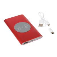 Kép 1/3 - WIRELESS POWER powerbank, piros