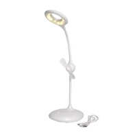 Kép 1/4 - FRESH LIGHT USB-s lámpa ventilátorral, fehér