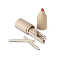 Kép 5/12 - COLORET 12 db ceruza fadobozban, fa