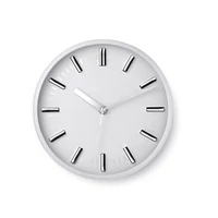 Kép 1/3 - COSY Klasszikus kerek falióra, fehér
