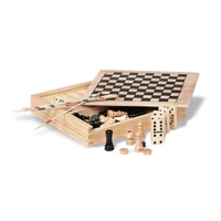 Kép 1/4 - TRIKES 4 játék fadobozban, fa
