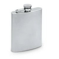 Kép 1/5 - SLIMMY FLASK Laposüveg, matt ezüst