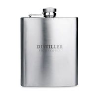 Kép 5/5 - SLIMMY FLASK Laposüveg, matt ezüst