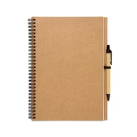 Kép 1/5 - BLOQUERO PLUS Jegyzetfüzet és toll, beige