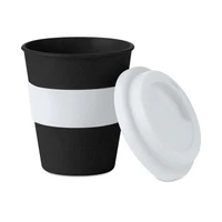 Kép 3/5 - ASTORIA ESPRESSO Bambuszrost/PP ivópohár,120 ml , fekete