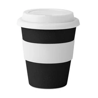Kép 4/5 - ASTORIA ESPRESSO Bambuszrost/PP ivópohár,120 ml , fekete