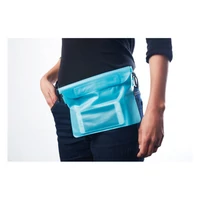 Kép 3/9 - WAISTPHONE Vízálló övtáska, áttetsző kék