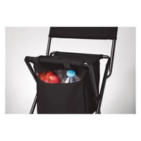 Kép 7/7 - SIT & DRINK Összehajtható szék + hűtőtáska , fekete