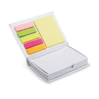 Kép 9/9 - MEMOKIT Asztali karton notesz, fehér