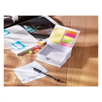 Kép 3/9 - MEMOKIT Asztali karton notesz, fehér
