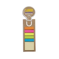 Kép 4/11 - IDEA Könyvjelző színes jelölőkkel, beige