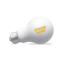 Kép 5/6 - LIGHT PU villanykörte stresszlabda, fehér