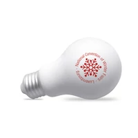 Kép 6/6 - LIGHT PU villanykörte stresszlabda, fehér