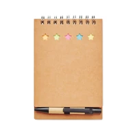 Kép 1/10 - MULTIBOOK Jegyzetfüzet tollal és jelölők , beige
