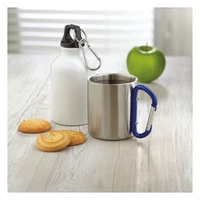 Kép 3/8 - TRUMBO Duplafalú bögre/karabiner fül, kék