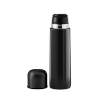 Kép 3/6 - CHAN Duplafalú termosz, 500 ml, fekete, gravírozva