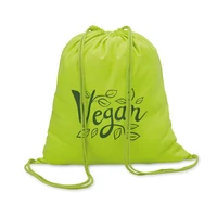 Kép 4/4 - COLORED Pamut tornazsák 100 g/m2, lime