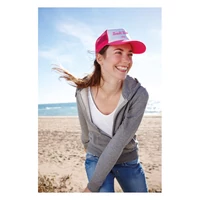Kép 11/14 - TRUCKER CAP Kamionos sapka , neon fukszia