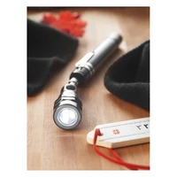 Kép 4/11 - STRECH-TORCH Kihajtható elemlámpa, fekete