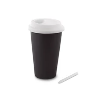 Kép 1/3 - CHALCKY TUMBLER Krétával írható pohár, fehér