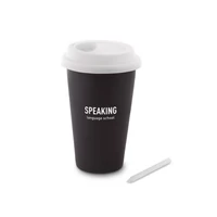 Kép 3/3 - CHALCKY TUMBLER Krétával írható pohár, fehér