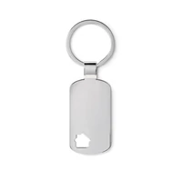 Kép 4/4 - HOUSE KEY Kulcstartó ház díszítéssel, matt ezüst