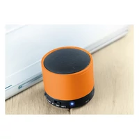 Kép 8/11 - ROUND BASS Kerek Bluetooth hangszóró, narancssárga