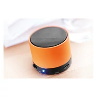 Kép 10/11 - ROUND BASS Kerek Bluetooth hangszóró, narancssárga