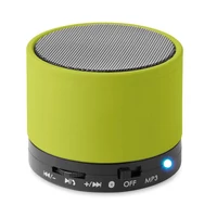 Kép 1/3 - ROUND BASS Kerek Bluetooth hangszóró, lime