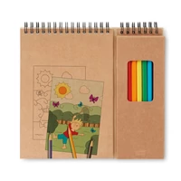 Kép 1/7 - COLOPAD Színező szett füzettel, beige