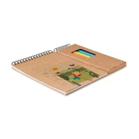 Kép 6/7 - COLOPAD Színező szett füzettel, beige