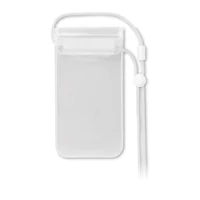 Kép 1/4 - COLOURPOUCH Vízálló okostelefon tok, áttetsző fehér