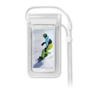 Kép 4/4 - COLOURPOUCH Vízálló okostelefon tok, áttetsző fehér