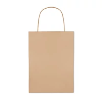 Kép 7/8 - PAPER SMALL Papír ajándéktáska. Kicsi, beige