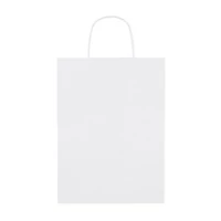 Kép 4/4 - PAPER LARGE Papír ajándéktáska. Nagy, fehér