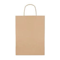Kép 7/8 - PAPER LARGE Papír ajándéktáska. Nagy, beige