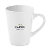 Kép 4/7 - TAZA Kerámia kávés bögre, 180 ml, fehér
