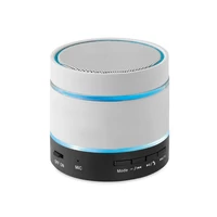 Kép 3/5 - ROUND LIGHT Bluetooth LED hangszóró, fehér