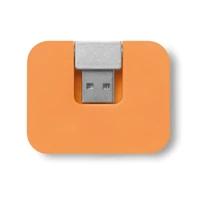 Kép 6/6 - SQUARE 4 portos USB hub, narancssárga