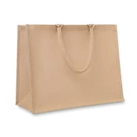 Kép 1/7 - BRICK LANE Juta bevásárlótáska, beige