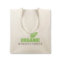 Kép 4/4 - ORGANIC COTTONEL Biopamut bevásárlótáska 105 gr , beige