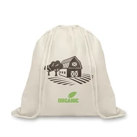 Kép 4/5 - ORGANIC HUNDRED Biopamut tornazsák, beige