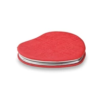 Kép 3/8 - GLOW HEART Szív alakú PU tükör, piros