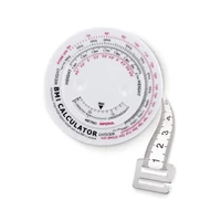 Kép 1/4 - MEASURE IT BMI kalkulátor és mérőszalag, fehér