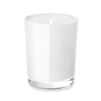 Kép 1/10 - SELIGHT Kis gyertya üveg tartóban, fehér