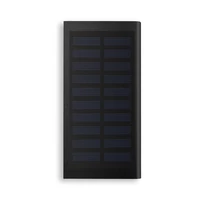 Kép 1/6 - SOLAR POWERFLAT Napelemes külső akkumulátor, fekete