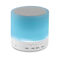 Kép 6/8 - ROUND WHITE Kerek Bluetooth hangszóró, fehér